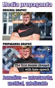 The difference between Blair Cottrell in real life vs. the image in the hit piece video is massive