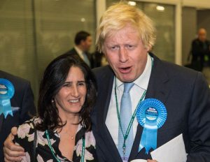 Boris Johnson and his half-Indian wife, Marina Wheeler