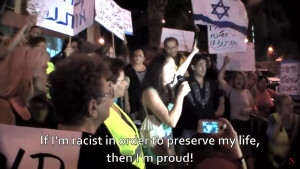 Patriotic Jewish woman: “If I’m racist in order to preserve my life, then I’m proud!”