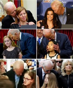 Joe Biden being up close and personal, 1491x1800