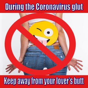 Coronavirus, no butts, 900x900