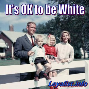 Ok To Be White, family at fence, 900x900