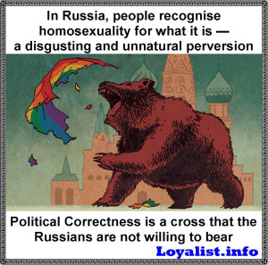 Russia Vs. homos