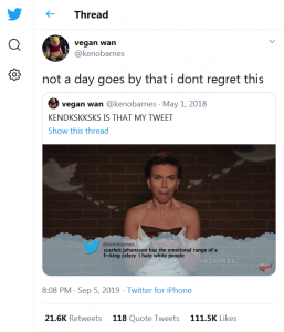 Twitter, Kenobarnes, 2019-09-05 not a day